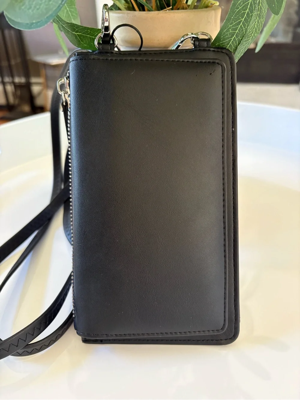 Bytech Black Crossbody Phone Wallet Purse | Universal Cell Phone Case | New